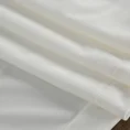Bieżnik MELINDA z gładkiego welwetu z ozdobną listwą - 40 x 140 cm - biały 4