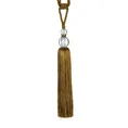 Dekoracyjny sznur IZA do upięć z chwostem z kryształem, styl glamour - 74 x 35 cm - złoty 2