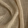 Zasłona LIREN w stylu eko o ozdobnym splocie - 140 x 250 cm - beżowy 11