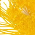 CHRYZANTEMA PIERZASTA kwiat dekoracyjny z plastycznej pianki foamiran - 77 cm - żółty 2