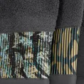 EWA MINGE Komplet ręczników CARLA w eleganckim opakowaniu, idealne na prezent! - 2 szt. 70 x 140 cm - stalowy 4
