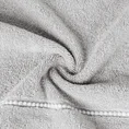 Ręcznik MARI z welurową bordiurą - 30 x 50 cm - szary 5