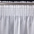 Firana ALIA z gładkiej tkaniny o lśniącej powierzchni - 140 x 270 cm - biały 6