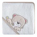 Ręcznik dziecięcy z kapturkiem - 75 x 75 cm - biały 1