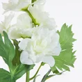 OSTRÓŻKA OGRODOWA sztuczny kwiat dekoracyjny z płatkami z jedwabistej tkaniny - 80 cm - kremowy 2