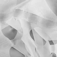 Firana DEBORA z delikatnego woalu zdobiona wycinanym laserowo wzorem - 140 x 250 cm - biały 8