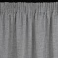 Zasłona JULA w stylu eko z tkaniny o płóciennym splocie z efektem melanżu - 140 x 270 cm - popielaty 6