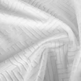 Zasłona ISLA z matowego welwetu z żakardowym geometrycznym wzorem - 140 x 250 cm - biały 11