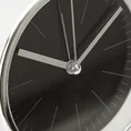 Dekoracyjny zegar stołowy w stylu vintage czarno-srebrny - 11 x 4 x 11 cm - czarny 2