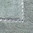 Miękki bawełniany dywanik CHIC zdobiony kryształkami - 60 x 90 cm - miętowy 3