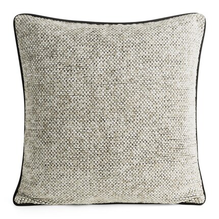 Poszewka dekoracyjna BARI z plecionej szenilowej nici z efektem melanżu 45 x 45 cm beżowy | Eurofirany