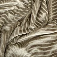 Zasłona LUSSI z lśniącego welwetu z żakardowym wzorem - 140 x 250 cm - jasnobrązowy 8