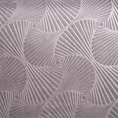 DESIGN 91 Zasłona z welwetu z geometrycznym wytłaczanym wzorem, gramatura 270 g/m2 - 140 x 250 cm - pudrowy róż 8