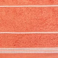 Ręcznik z bordiurą w formie sznurka - 50 x 90 cm - pomarańczowy 2