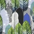 DESIGN 91 Komplet pościeli z bawełny BENITA z motywem barwnych liści - 220 x 200 cm, 2 szt. 70 x 80 cm - wielokolorowy 2