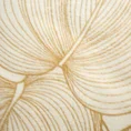 LIMITED COLLECTION Koc BLANCA 1 dwustronny bawełniano-akrylowy zdobiony motywem dużych liści lilii wodnej MAGIA BIELI -  - biały 5