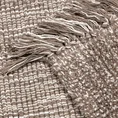 Dywanik łazienkowy LANA z miękkiej melanżowej tkaniny z frędzlami - 60 x 90 cm - beżowy 3