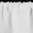 Zazdrostka z matowej tkaniny z koronką - 150 x 30 cm - biały 5