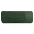 Ręcznik RISO o ryżowej strukturze podkreślony bordiurą frotte - 30 x 50 cm - butelkowy zielony 3