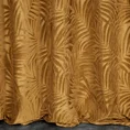 Zasłona LIVIA z botanicznym wytłaczanym  wzorem - 140 x 250 cm - złocisty 3