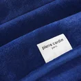 PIERRE CARDIN koc akrylowy CLARA z haftowanym logo - 160 x 240 cm - ciemnoniebieski 2