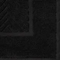 REINA LINE Dywanik łazienkowy z bawełny frotte zdobiony wzorem w zygzaki - 50 x 70 cm - czarny 4