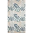 Zasłona LENNY o strukturze naturalnej tkaniny z nadrukiem botanicznym - 140 x 250 cm - naturalny 5