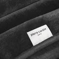 PIERRE CARDIN koc akrylowy CLARA z haftowanym logo - 220 x 240 cm - czarny 2