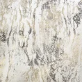 Zasłona  KORNELIA z miękkiej welwetowej tkaniny zdobiona szampańskim nadrukiem przypominającym marmur - 140 x 270 cm - kremowy 8