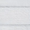 Ręcznik MARI z welurową bordiurą - 70 x 140 cm - biały 2
