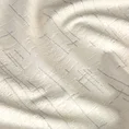 Zasłona MARSALA z miękkiej welwetowej tkaniny zdobiona przecieranym szampańskim nadrukiem - 140 x 250 cm - kremowy 10