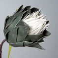 KWIAT KARCZOCH, kwiat sztuczny dekoracyjny z pianki plastycznej - dł. 85 cm dł. kwiat 10 cm - biały 3
