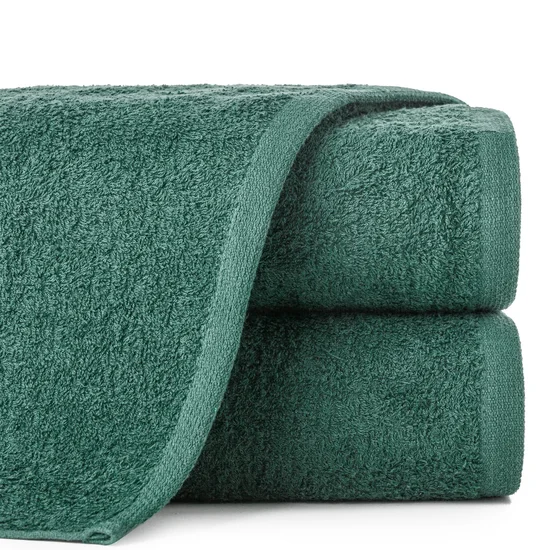 EUROFIRANY CLASSIC Ręcznik GŁADKI jednokolorowy klasyczny - 50 x 90 cm - butelkowy zielony