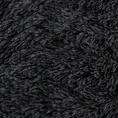 Komplet pościeli TIFFANY o strukturze miękkiego futra - 160 x 200 cm - czarny 4