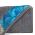 EWA MINGE Komplet ręczników CAMILA w eleganckim opakowaniu, idealne na prezent! - 2 szt. 70 x 140 cm - stalowy 6