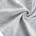 Ręcznik AMARO z żakardowym wzorem i dodatkiem srebrnej nitki - 50 x 90 cm - srebrny 5