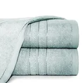 Ręcznik klasyczny z bordiurą podkreśloną delikatnymi paskami - 70 x 140 cm - miętowy 1