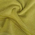 Ręcznik LORI z bordiurą podkreśloną błyszczącą nicią - 30 x 50 cm - oliwkowy 5