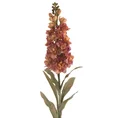 OSTRÓŻKA sztuczny kwiat dekoracyjny z płatkami z jedwabistej tkaniny - 80 cm - ciemnoróżowy 1