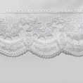 EUROFIRANY PREMIUM Pościel z satyny bawełnianej zdobiona elegancką koronką - 160 x 200 cm - biały 2