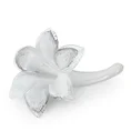 DAKOTA kwiat lilii - ręcznie wykonana figurka dekoracyjna ze szkła artystycznego - 16 x 15 x 9 cm - biały 1