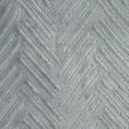 DESIGN 91 Miękki i puszysty koc dekorowany wzorem w jodełkę - 150 x 200 cm - srebrny 4