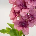 OSTRÓŻKA kwiat sztuczny dekoracyjny - dł. 80 cm dł. z kwiatami 33 cm śr. kwiat 6 cm - różowy 2