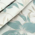 ELLA LINE Komplet pościeli z wysokogatunkowej bawełny z motywem niebieskich kwiatów - 220 x 200 cm - wielokolorowy 4