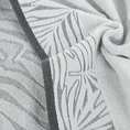 Komplet ręczników LORENA z żakardowym roślinnym wzorem - 37 x 25 x 10 cm - popielaty 2