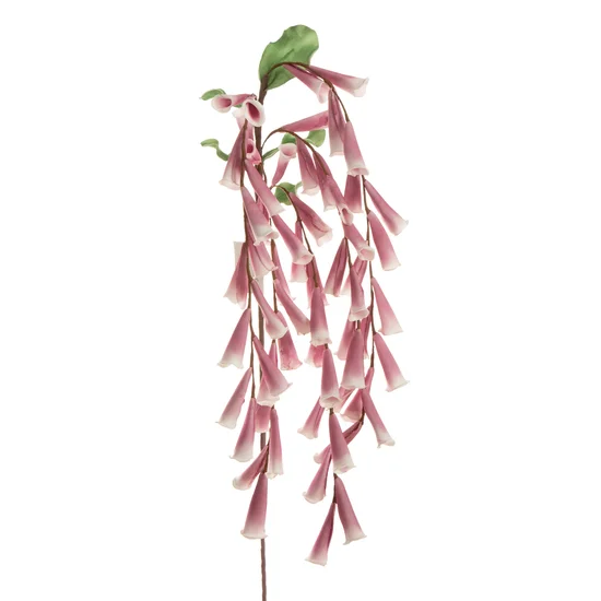 KWIAT DZWONEK DUŻY, kwiat sztuczny dekoracyjny z pianki foamiran - 114 cm - jasnoróżowy
