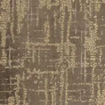 Zasłona MARSALA z miękkiej welwetowej tkaniny zdobiona przecieranym szampańskim nadrukiem - 140 x 250 cm - brązowy 11