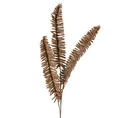 PAPROĆ - gałązka sztuczny kwiat dekoracyjny - 81 cm - brązowy 1