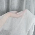Zazdrostka SEVILLA z gładkiej matowej tkaniny z ozdobnymi szelkami z kryształkami - 150 x 30 cm - biały 2