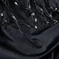 Zasłona JASPER z welwetu zdobiona połyskującym pasem cekinów - 140 x 250 cm - czarny 7